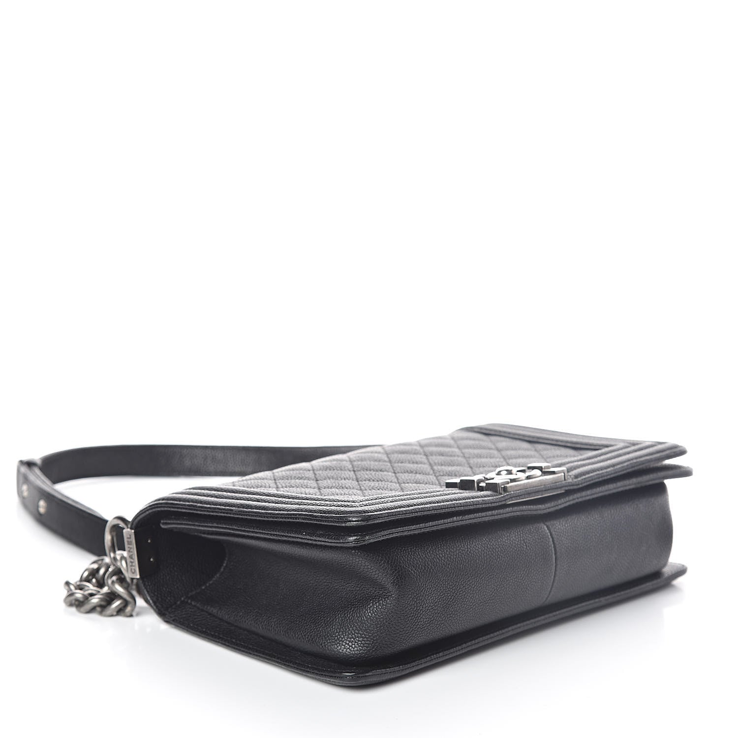 Chanel Caviar Quilted Medium Boy Flap Black 4 of 10