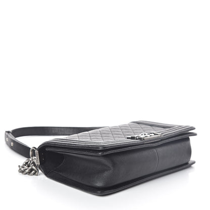 Chanel Caviar Quilted Medium Boy Flap Black 4 of 10
