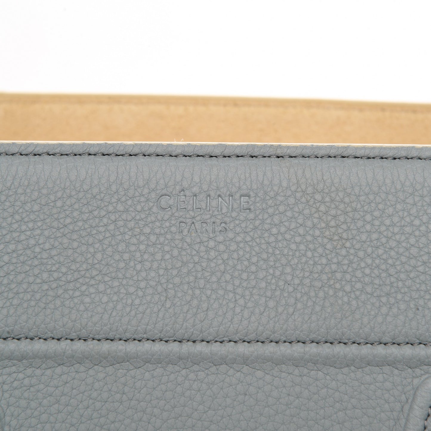 Baby Grained Calfskin Medium Phantom Luggage Cloud