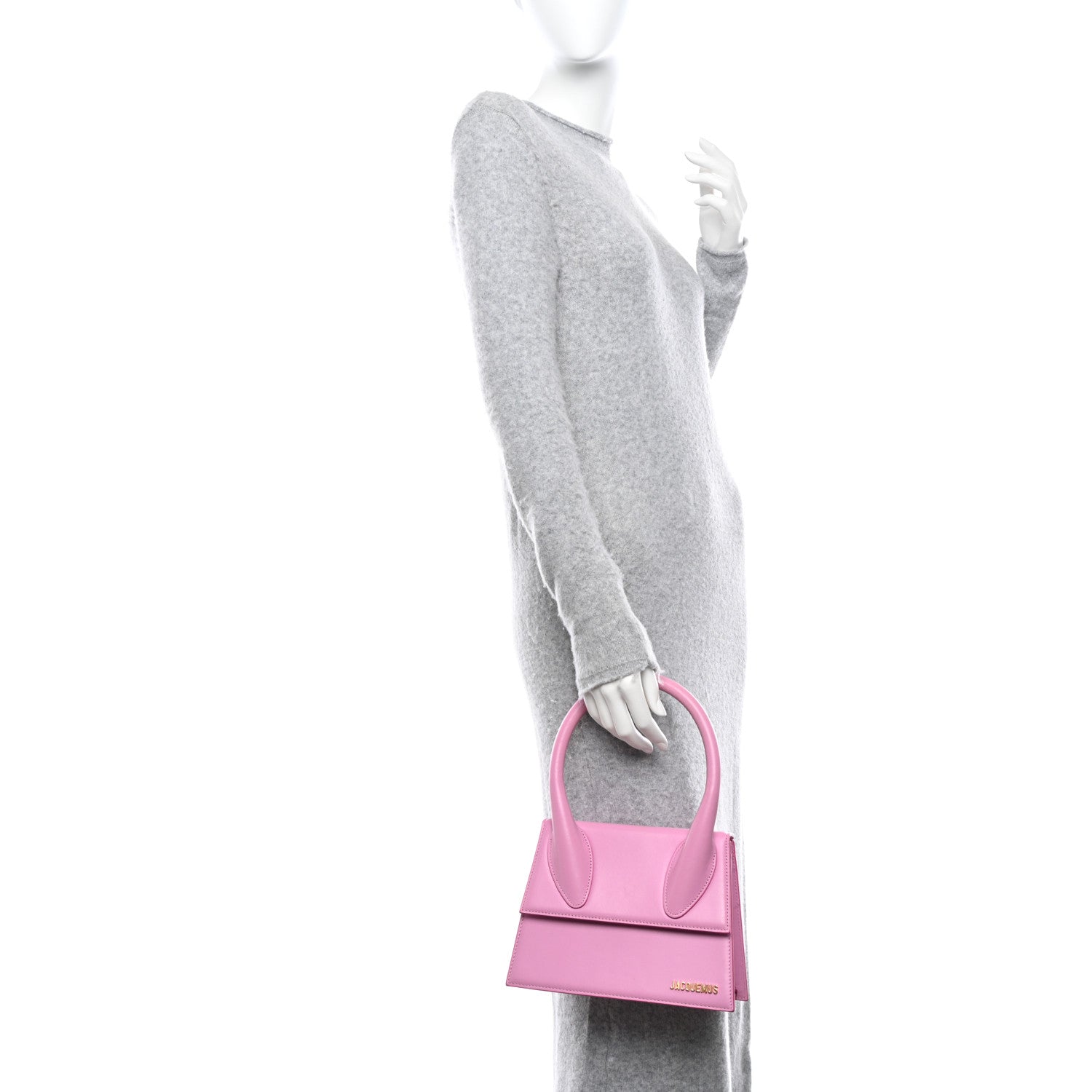 Jacquemus Smooth Calfskin Le Grand Chiquito Light Pink 2 of 12