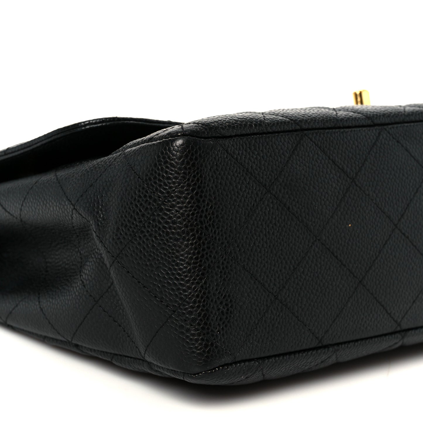 Caviar Quilted Jumbo Single Flap Black
