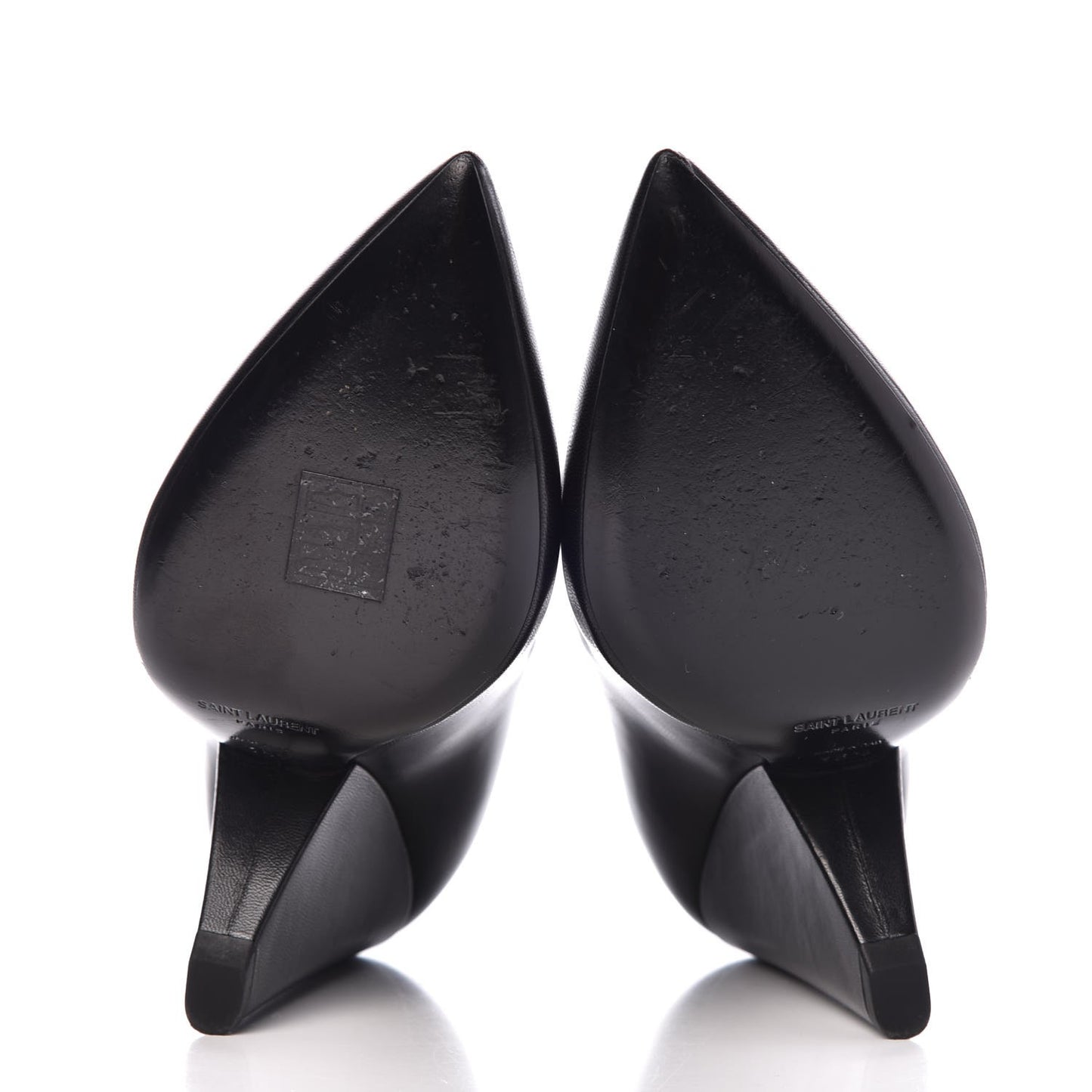 Calfskin Niki 105 Wedge Booties 38.5 Black