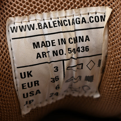 Balenciaga Mesh Rubber Uni-Matte Full Color Womens Track Sneakers 36 Full Beige 8 of 9