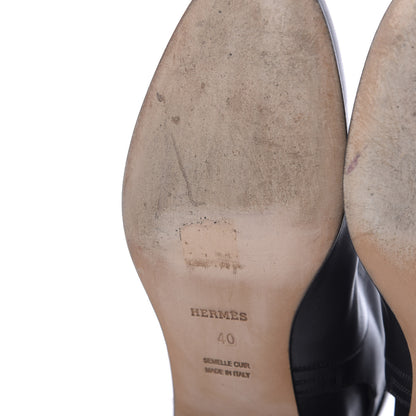 Hermes Calfskin Neo Low Boots 40 Black 10 of 15