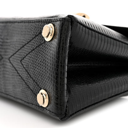 Louis Vuitton Lizard Rose Des Vents Mini Black 10 of 11
