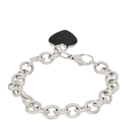 Tiffany Sterling Silver Heart Tag Charm Bracelet 2 of 3