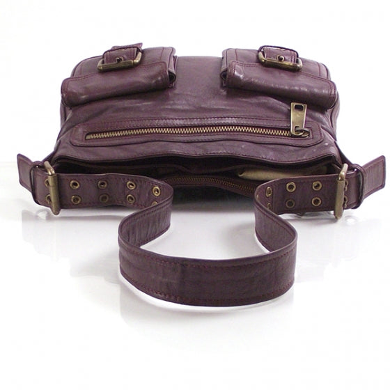Leather Sofia Grape
