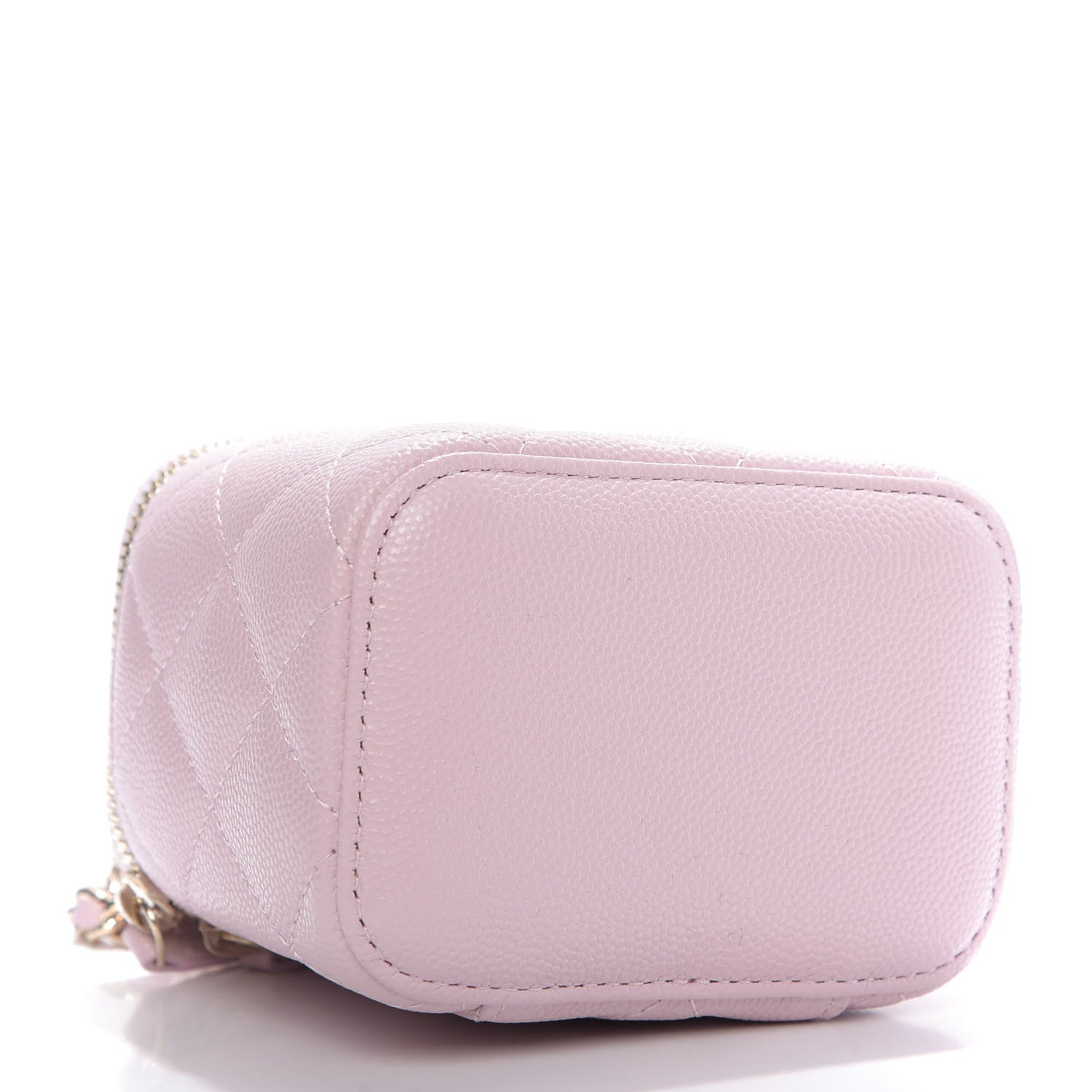 Chanel Caviar Quilted Mini Vanity Case With Chain Light Pink 4 of 10