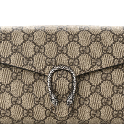 Gucci GG Supreme Monogram Mini Dionysus Chain Wallet Beige Taupe 5 of 12
