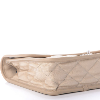 Chanel Caviar French Riviera Large Flap Beige 6 of 10