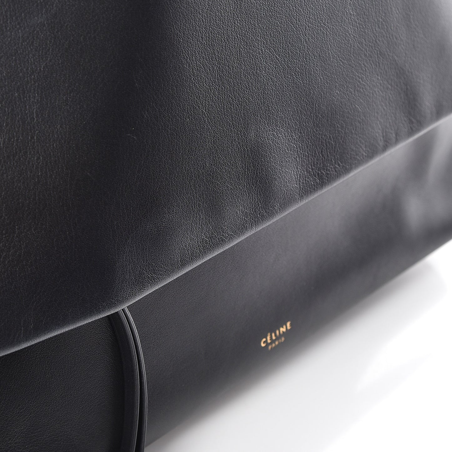 Lambskin Flap Clasp Shoulder Bag Black