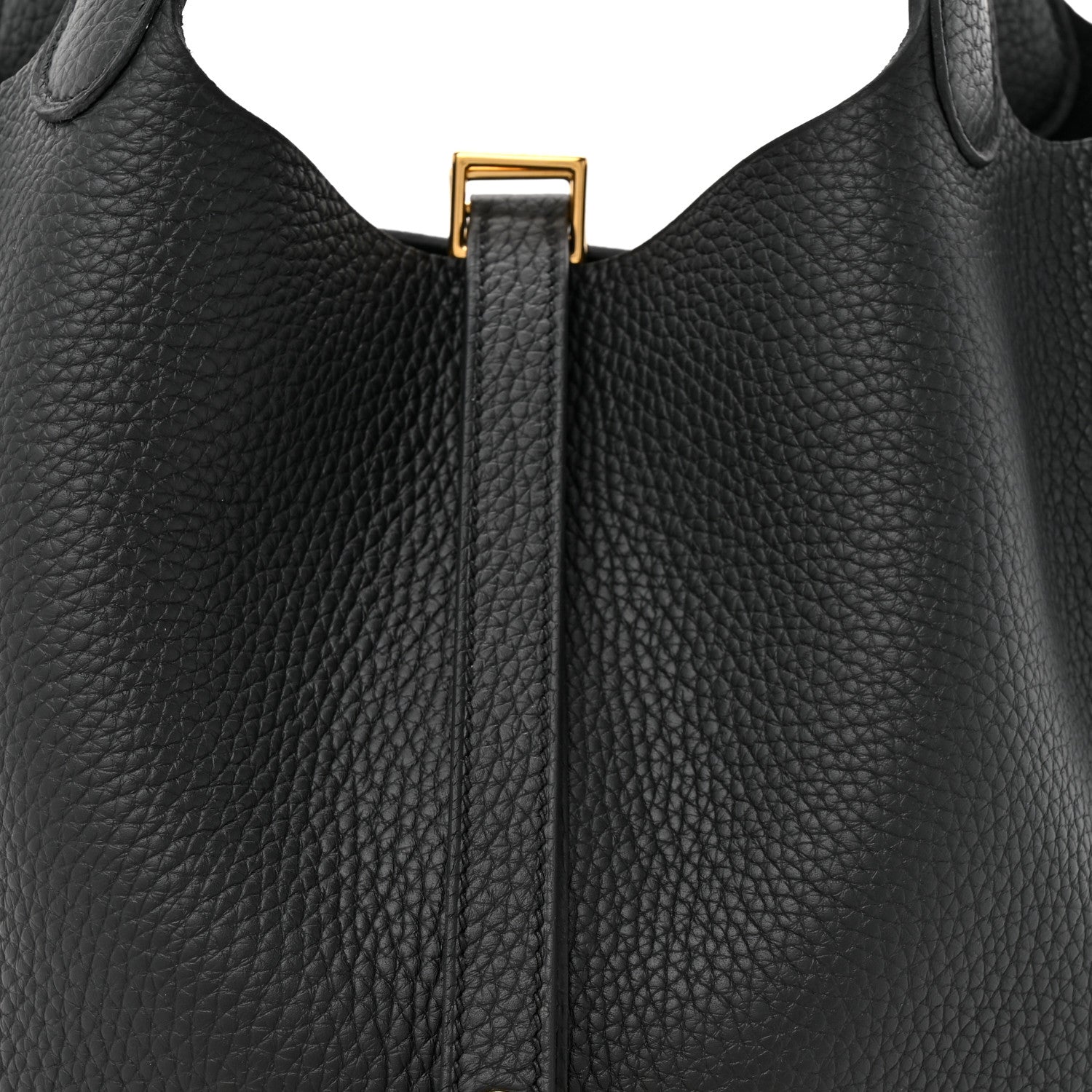 Hermes Taurillon Clemence Picotin Lock 22 MM Black 8 of 11