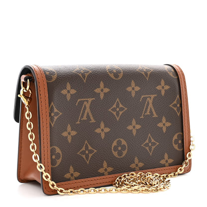 Louis Vuitton Reverse Monogram Dauphine Chain Wallet 3 of 11