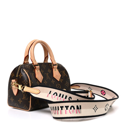 Louis Vuitton Monogram Speedy Bandouliere 20 Black 3 of 10