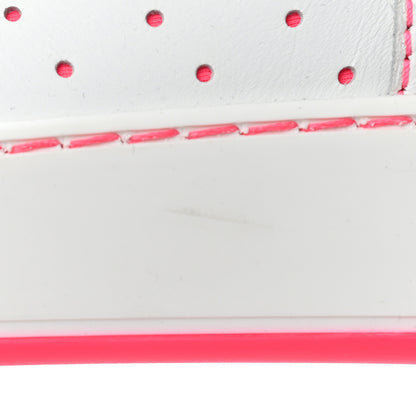 Chanel Calfskin Womens Logo Sneakers 35.5 Fuchsia White 8 of 9