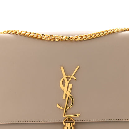 Saint Laurent Smooth Calfskin Medium Classic Monogram Kate Tassel Satchel Light Natural 8 of 11