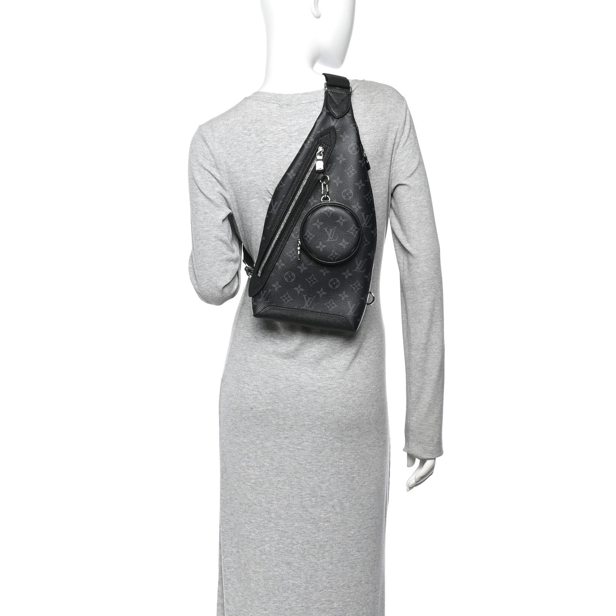 Louis Vuitton Taigarama Duo Slingbag Black 2 of 9