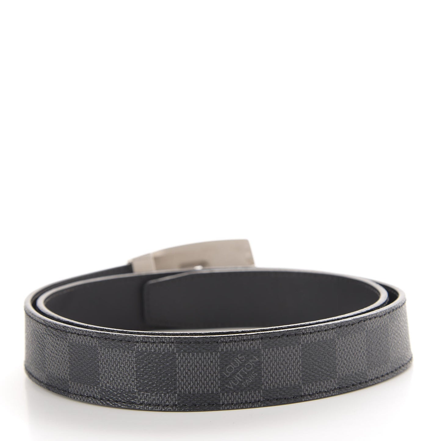 Damier Graphite LV Cut Long Reversible Belt 85 34