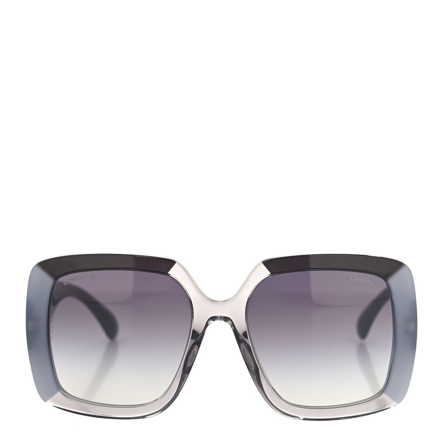 Acetate Square CC Crystal Sunglasses 71685A Grey