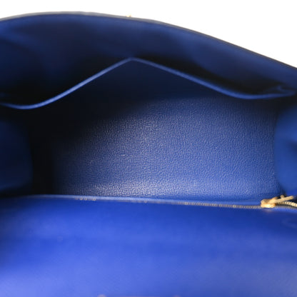 Hermes Epsom Kelly Sellier 28 Bleu Electrique 4 of 9