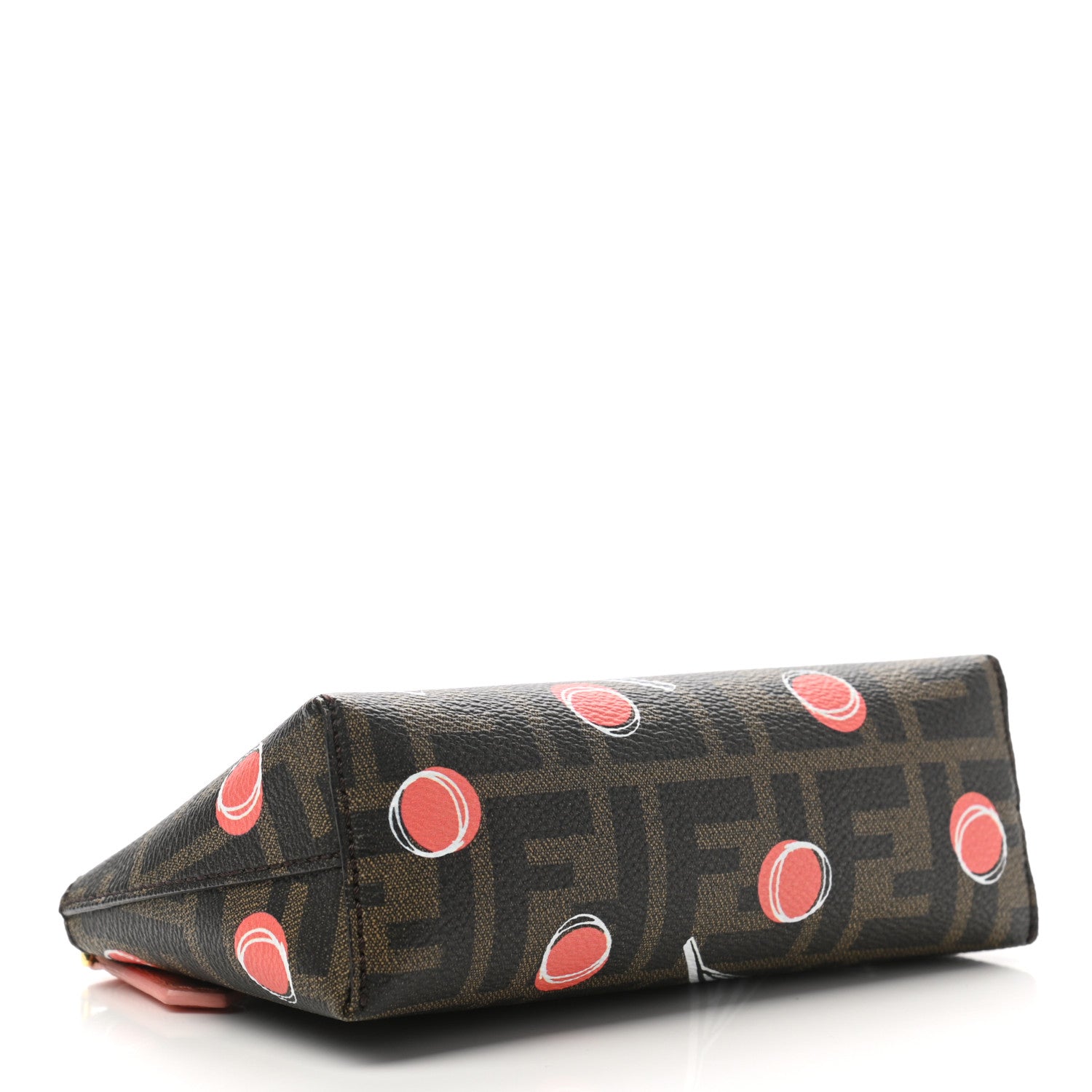 Fendi Zucca Spalmati Umbrella Print Cosmetic Pouch Tobacco 4 of 8