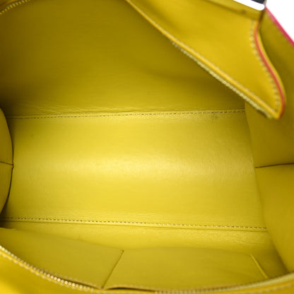 Fendi Vitello Dolce Shiny Nappa Petite 3Jours Tote Cuoio Lime 5 of 10