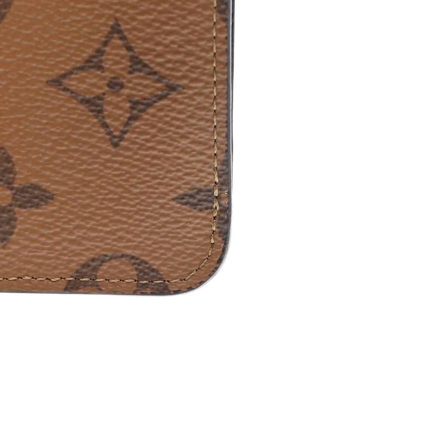 Reverse Monogram Zipped Romy Card Holder