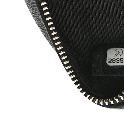 Chanel Caviar Quilted Round Filigree Crossbody Black 7 of 11