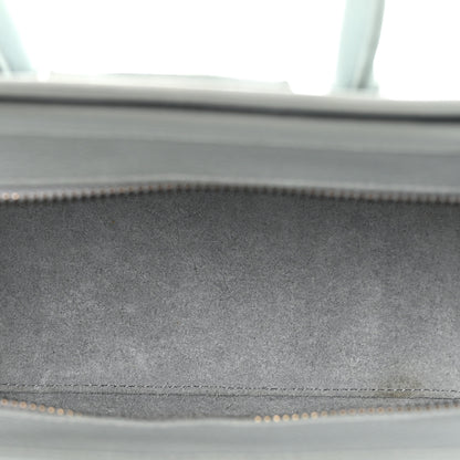 Celine Drummed Calfskin Nano Luggage Almond 5 of 10