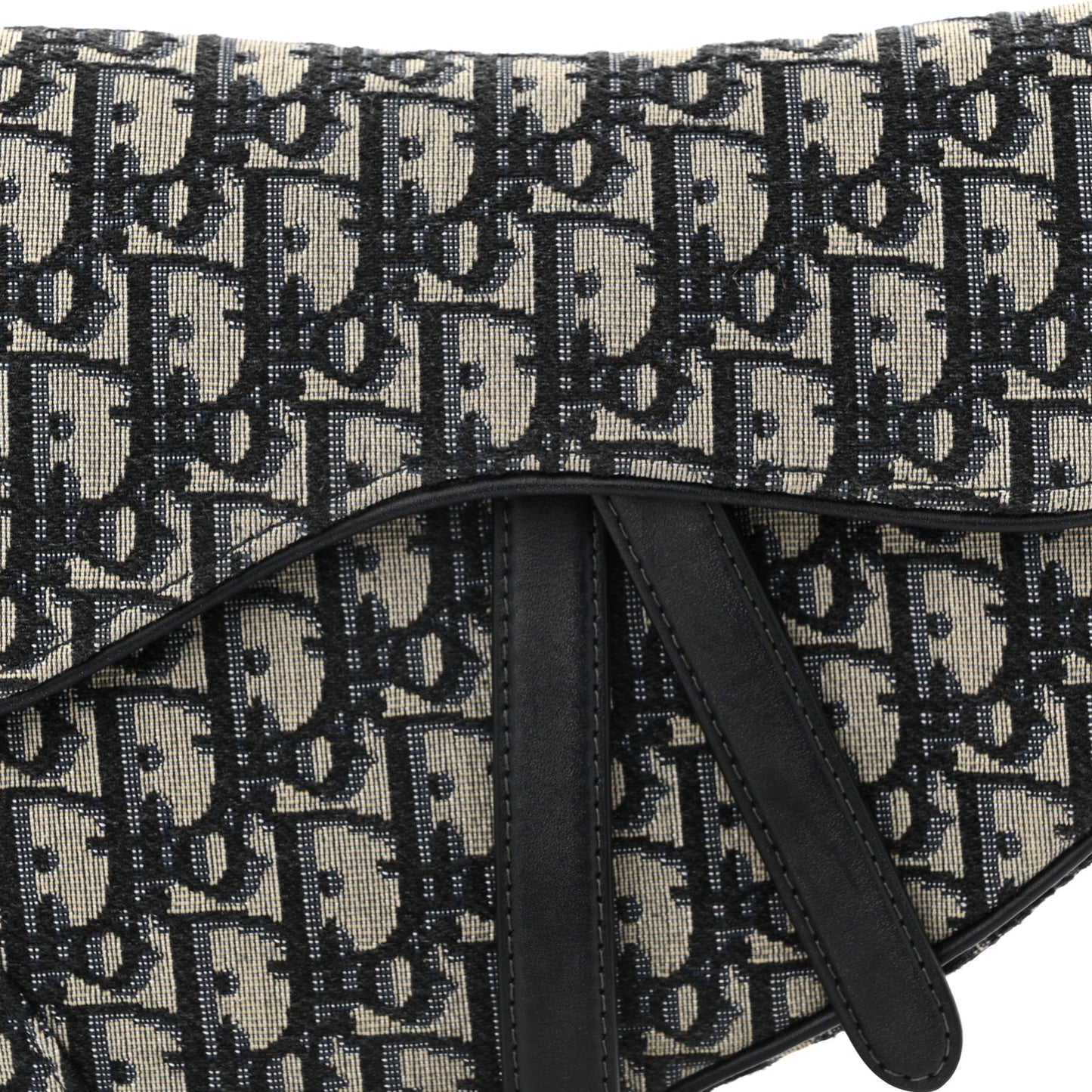 Oblique Saddle Bag Blue