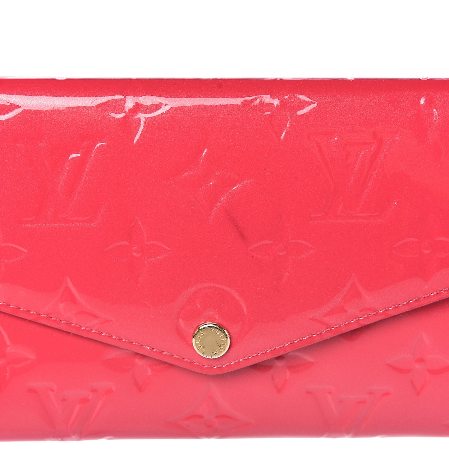 Vernis Sarah Wallet NM Rose Litchi