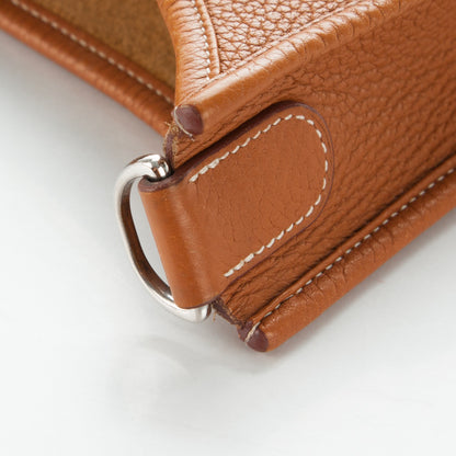 Hermes Taurillon Clemence Evelyne III PM Gold 11 of 15