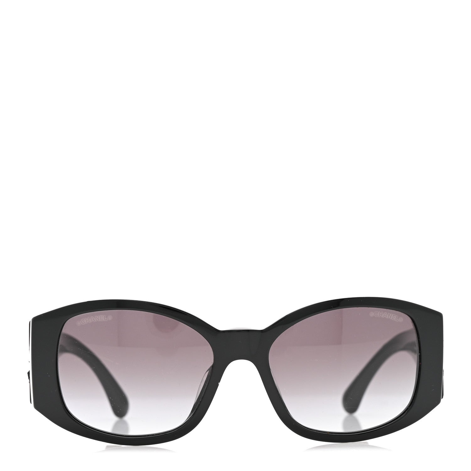 Chanel Acetate CC Logo Sunglasses 5450 Black 2 of 8