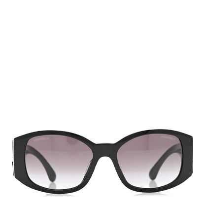Chanel Acetate CC Logo Sunglasses 5450 Black 2 of 8