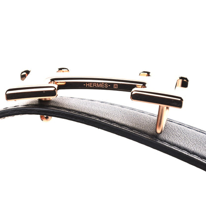 Hermes Swift Epsom 24mm Constance Belt 80 Gold Black 6 of 7