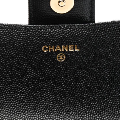 Chanel Caviar Quilted Glasses Case With Chain Black 6 of 9