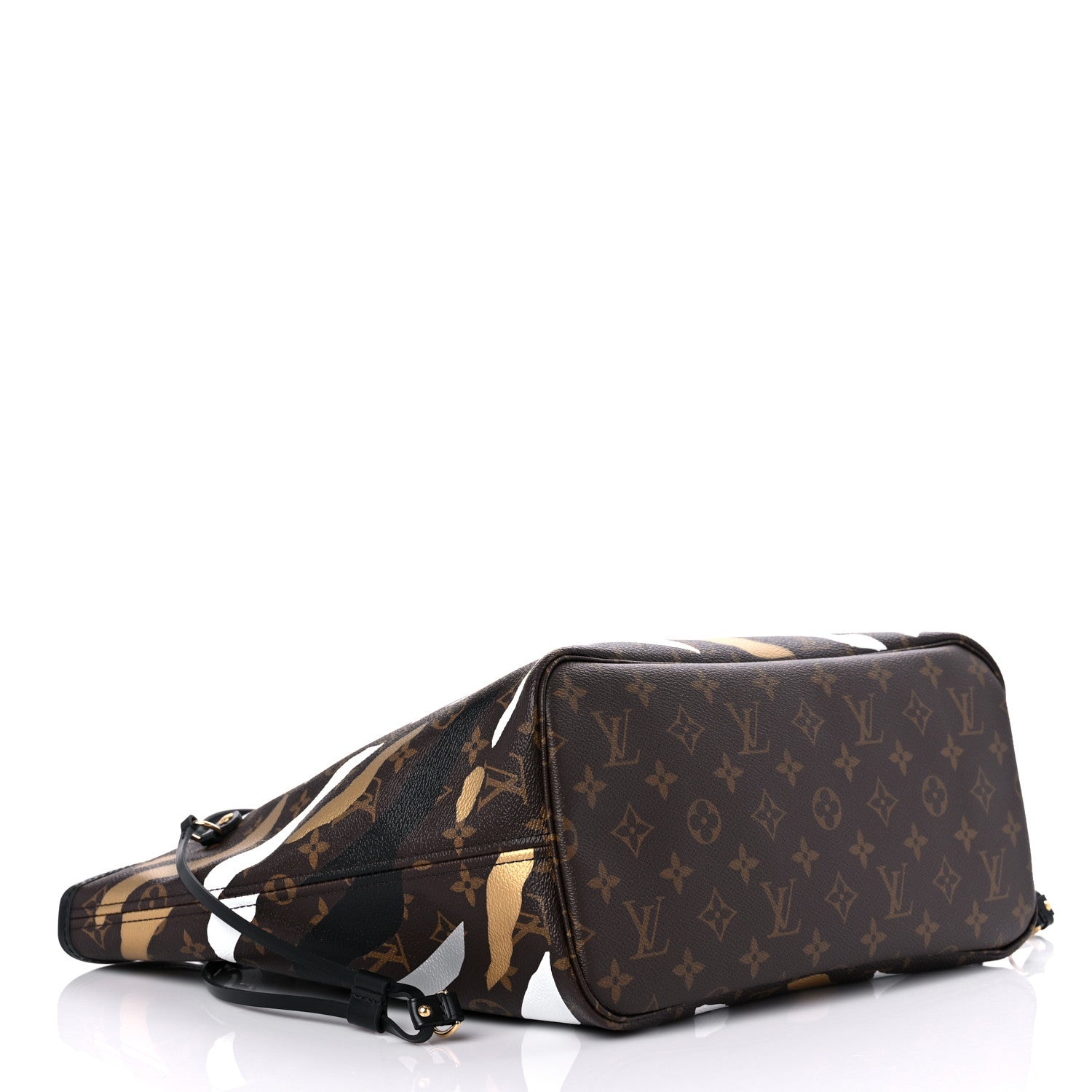 Louis Vuitton X LOL Monogram Neverfull MM Gold Silver 4 of 10