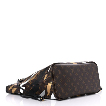 Louis Vuitton X LOL Monogram Neverfull MM Gold Silver 4 of 10