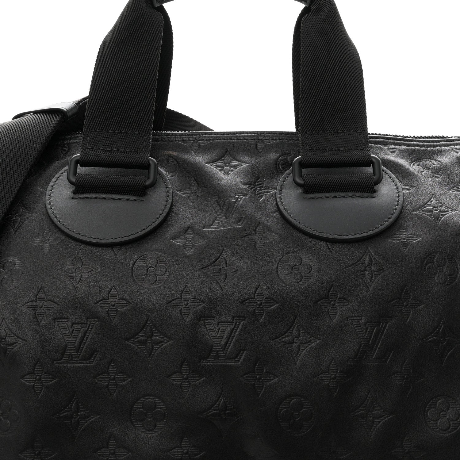 Louis Vuitton Calfskin Shadow Monogram Mens Speedy Bandouliere 40 7 of 9