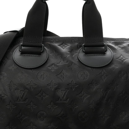 Louis Vuitton Calfskin Shadow Monogram Mens Speedy Bandouliere 40 7 of 9