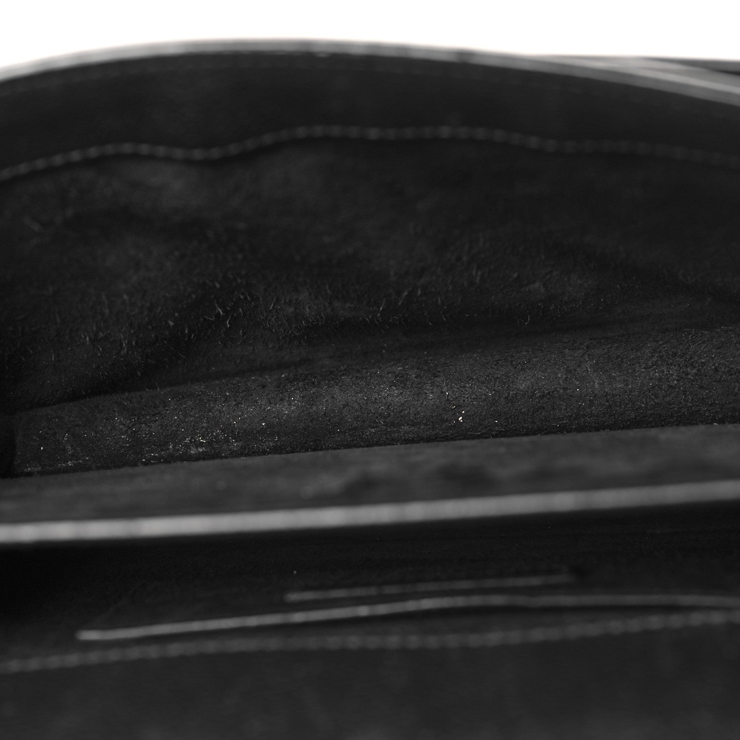 Saint Laurent Grained Calfskin Medium Monogram Sunset Black 7 of 13