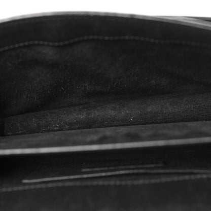 Saint Laurent Grained Calfskin Medium Monogram Sunset Black 7 of 13