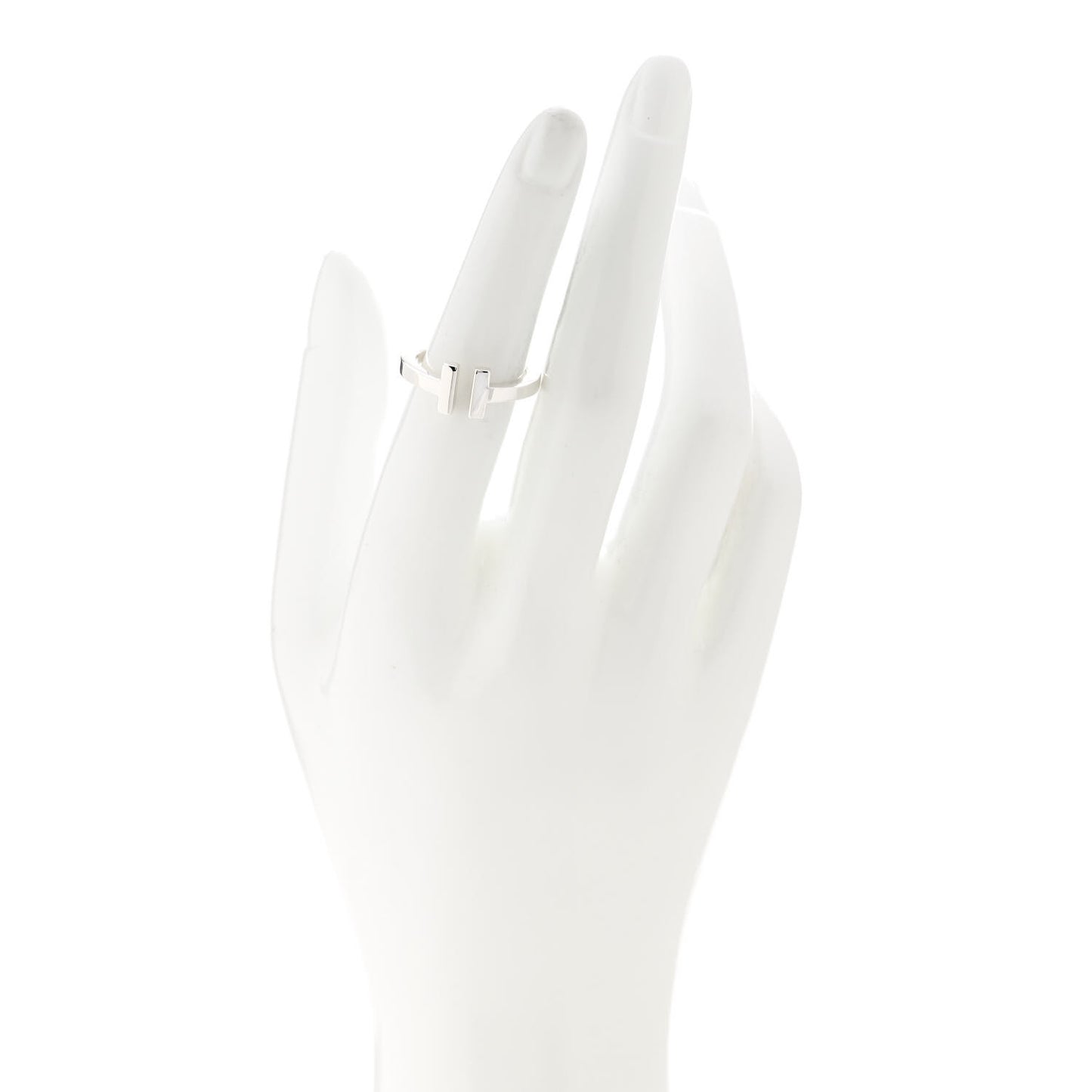 Sterling Silver T Square Ring 53 6.25