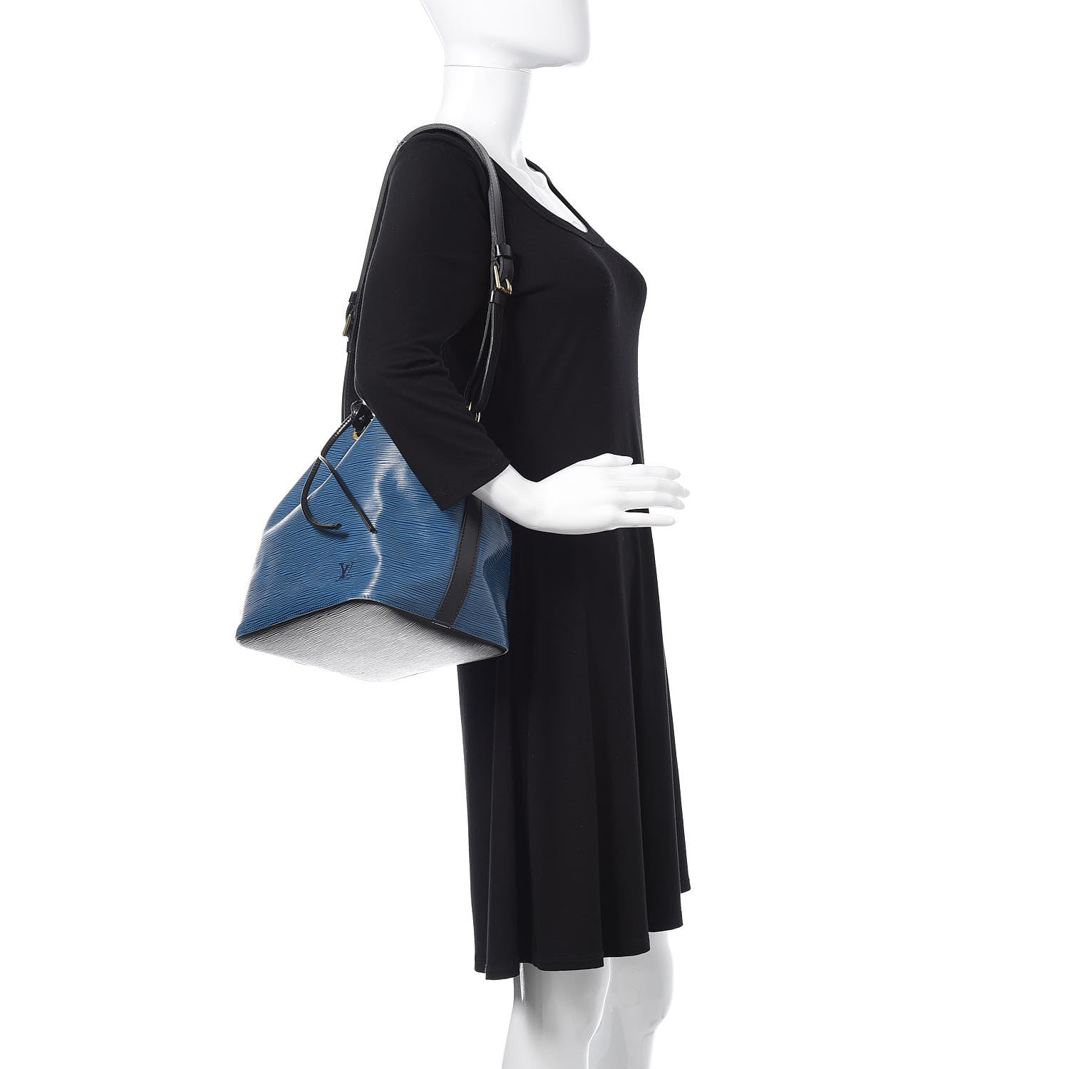 Louis Vuitton Epi Petit Bi-Color Noe Toledo Black 2 of 12