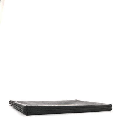 Gucci Pebbled Calfskin Large Logo Portfolio Clutch Black 8 of 16