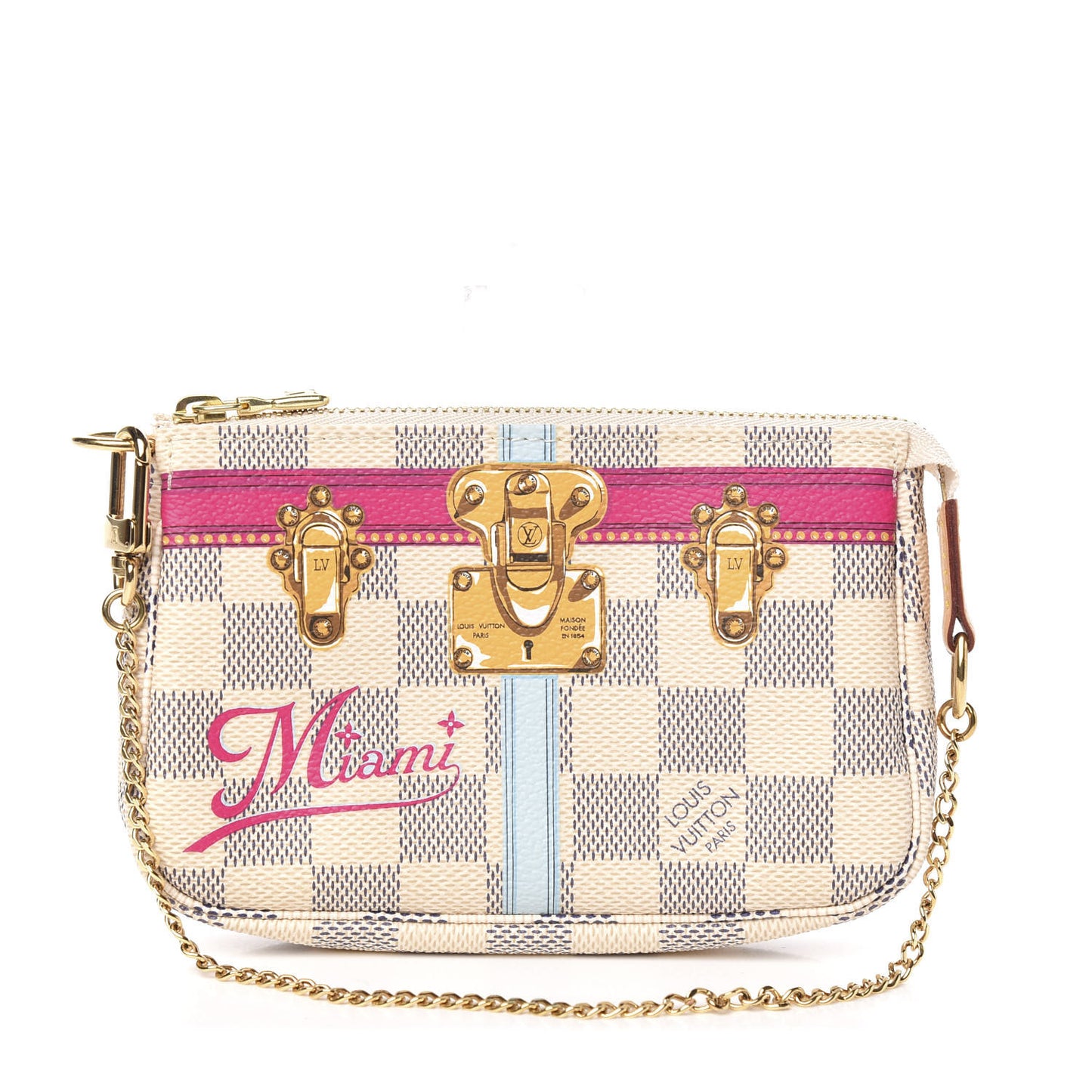 Damier Azur Summer Trunks Miami Mini Pochette Accessories