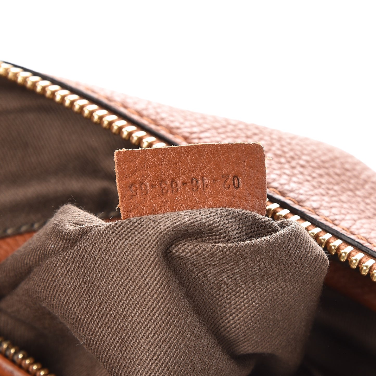 Calfskin Medium Marcie Satchel Tan