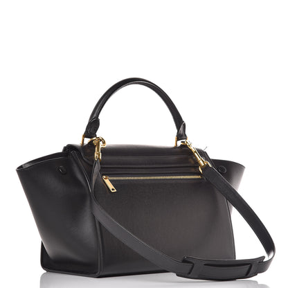 Celine Liege Calfskin Small Trapeze Black 3 of 8