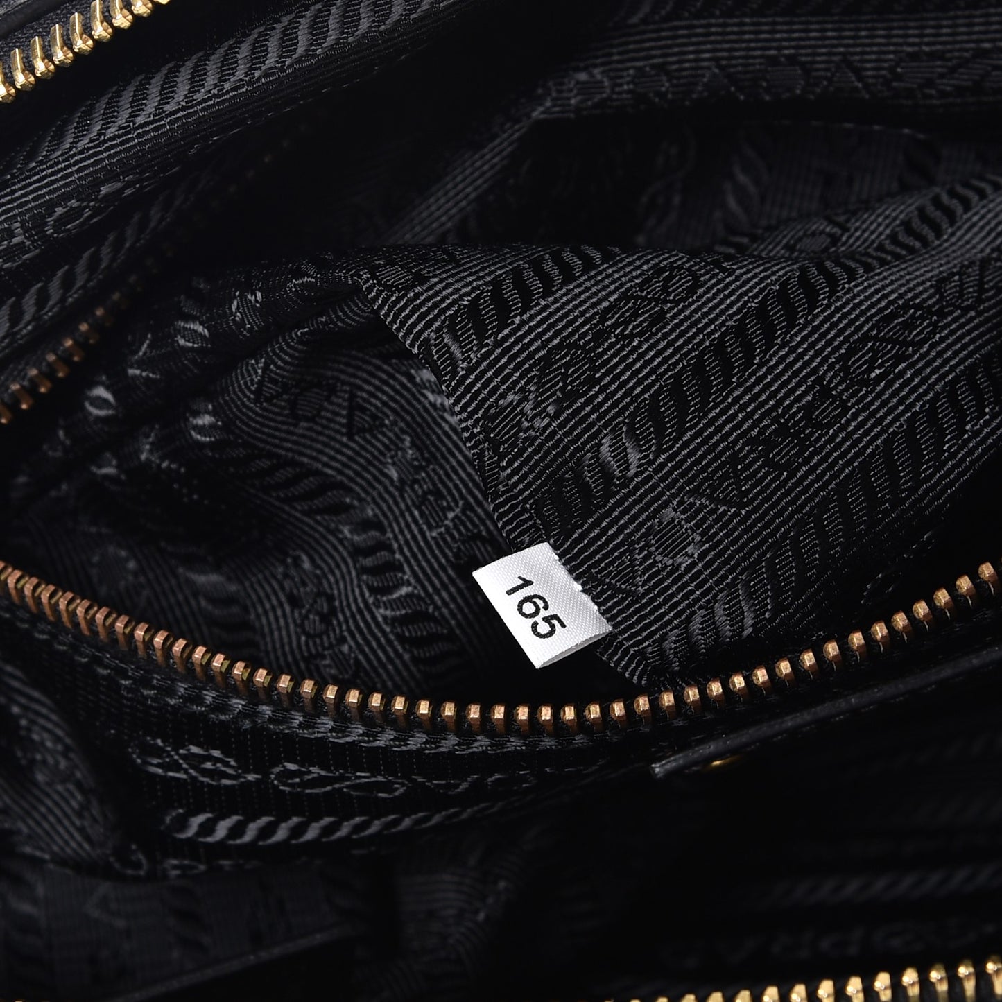 Tessuto Nylon Jacquard Logo Tote Nero Black
