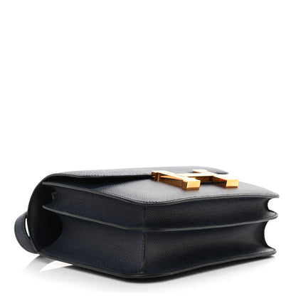 Hermes Epsom Constance 24 Bleu Indigo 3 of 10